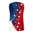 thumbnail image 5 of Gamivast USA Tank Tops for Women Sleeveless V Neck Button Front Patriotic Star Print Tops Lightweight 4Th of July Loose Fit Shirts Summer Casual Holiday Party Outfits Multicolor XL, 5 of 5