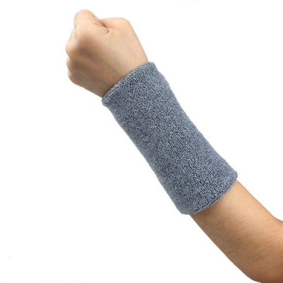 LHWEN Unisex Cotton Sweatband Wristband Arm Band for Basketball Tennis Yoga Sports Sweat Absorption Comfortable Soft Lightweight Sweat Band for Outdoor Exercise Fits Kids Adults One Size Cotton Fiber
