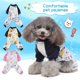 thumbnail image 1 of Xihbxyly Pijama para Mascotas, Diseño de Punto de Cuatro Patas, Suave y Cómodo, con Estampados Bonitos, Ideal para Climas Cálidos y Fríos, Ropa de Moda para Mascotas, Tallas Xs a Xl, Conjunto de 1 Pi, 1 of 7
