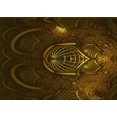 thumbnail image 1 of Ahgly Company Machine Washable Indoor Rectangle Transitional Dark Bronze Brown Area Rugs, 2' x 3', 1 of 7