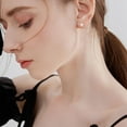 thumbnail image 4 of YAYAJAJU Star Opal Stud Earrings for Women, 925 Sterling Silver Hypoallergenic Jewelry Gifts, 4 of 6