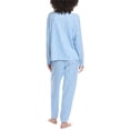 thumbnail image 2 of DKNY womens  2pc Top & Jogger Sleep Set, m, White, 2 of 3