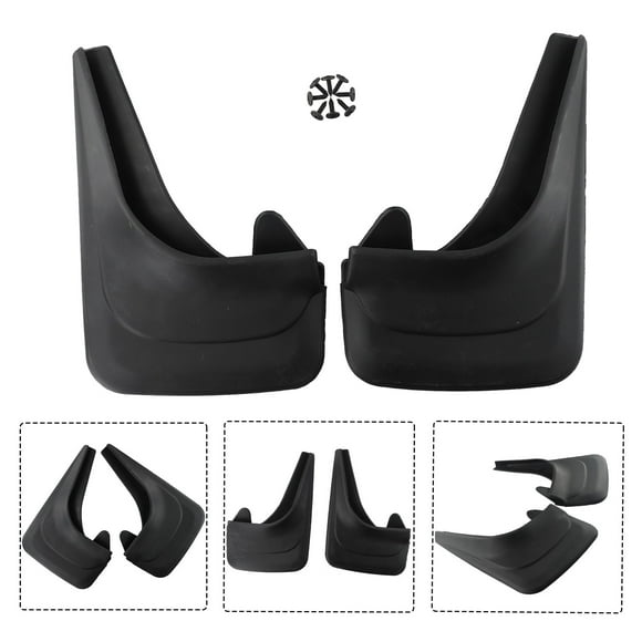 beisidaer 2Pcs Cars Mudguards Universal Splash Guards Mudflaps Accessories Easy Installation Automobiles Exterior Accessories