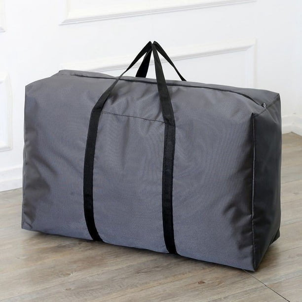Paquete de 1 Bolsas de Almacenamiento de Ropa Grandes de 100 L, Tela Oxford 600D Resistente con Cremallera, Caja de Almacenamiento Debajo de la Cama con Tapa para edredones, Mantas, Lavandería JM MX-0140506FYD