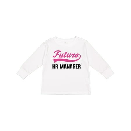 

Inktastic Future HR Manager Boys Long Sleeve Toddler T-Shirt