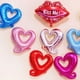 thumbnail image 3 of GOOHOCHY Kit de 10 globos de 18 pulgadas para San Valentín, con borlas de papel, decoración en forma de corazón, de aluminio, para bodas y fiestas (rosa), 3 of 8