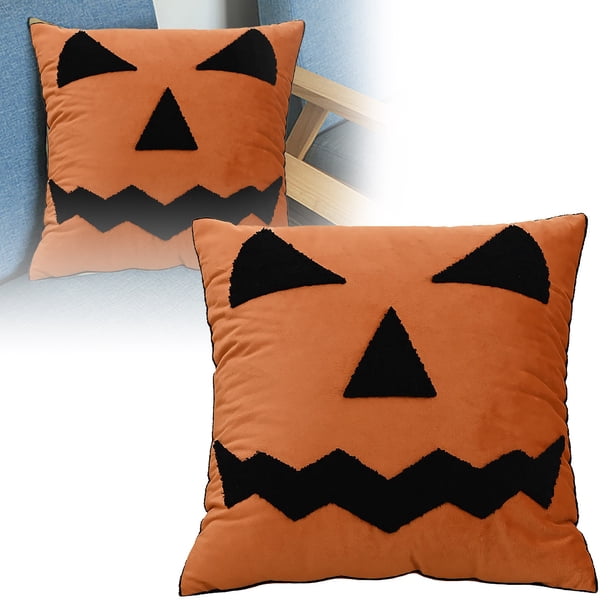 ¡Exquisito cojín bordado, cálido y cómodo, decoración de Halloween!
