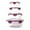 Purple, variant on 4-Piece Food Storage Container Set with Lids - Airtight Refrigerator Organizers for Vegetables Fruits and Meal Prep