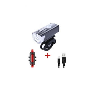 Impormaipu - Luz Linterna Led Bicicleta Luz Delantera Y Trasera Roja Recargables Usb Para Bici