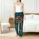 thumbnail image 4 of Balery Owl In Blue Pantalones de pijama para mujer, pijamas ultraligeros, pantalones de estar por casa-Small, 4 of 6