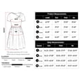 thumbnail image 3 of Merokeety Womens Summer Work Dresses Asymmetrical Casual Mini Dresses Khaki xl, 3 of 5