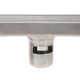 thumbnail image 2 of Linear shower channel with grate, 20 cm long and 5.5 cm wide, stainless steel, rectangular, for 5 cm pipe, odor prevention, central drain, 2 of 4