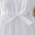 thumbnail image 6 of ATOGUTA Girls Dresses Ruffle Tulle Tutu Dresses Cute Summer Party Princess Sundress Size 3T-10. White, 6 of 6