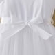 thumbnail image 5 of Vestido de Fiesta de las Niñas Color Sólido Suspender Malla Superposición con Cinturón Casual Fluy A-Line para Niños Fotos de Vacaciones Primavera Verano, 5 of 7