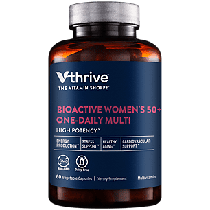 OnceDaily Bioactive Multivitamin for Women 50+  Supports Stress  Healthy Aging (60 Vegetarian Capsules)