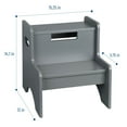thumbnail image 4 of Two Step Stool - Gray, 4 of 7