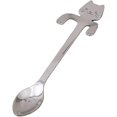 thumbnail image 1 of Juego de cucharas de gato encantador, cucharas de té de café de acero inoxidable, cucharas de postre colgantes, cucharillas, vajilla (plata) 10 Uds. ZefeiWu 8390611591465, 1 of 1