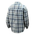 thumbnail image 3 of Men's Spring and Autumn Thin Plaid Long Sleeved Shirt, Polyester Material, Fashionable, Comfortable, Suitable for All Seasons, 3 of 4