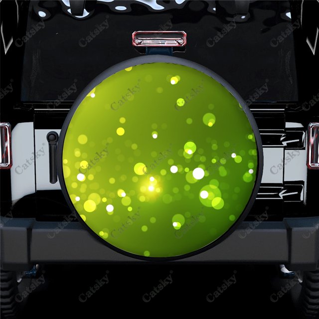 Abstract - Colors Print Spare Tire Cover Waterproof Tire Wheel Protector for Car Truck SUV Camper Trailer Rv 14"-17"