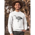 thumbnail image 2 of Cape Barren Goose Sketch Sweatshirt Men -Image by Shutterstock, Male Large, 2 of 4