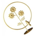 thumbnail image 2 of Axioma Flower Sculpture Decorations Centerpieces Metal Leaf Statue Figurine for Bedroom Sun Flowers Bird, 2 of 10
