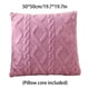 thumbnail image 3 of Fundas de cojín decorativas de 50 x 50 cm | Decoración de verano para sofá, cama, salón o dormitorio | Tejido de poliéster suave con cremallera | Rosa, beige, marrón, morado, naranja, gris, caqui,, 3 of 8