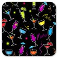 thumbnail image 2 of Vinyl Drink Coasters - Set of 4 - Martini Toss, 2 of 3