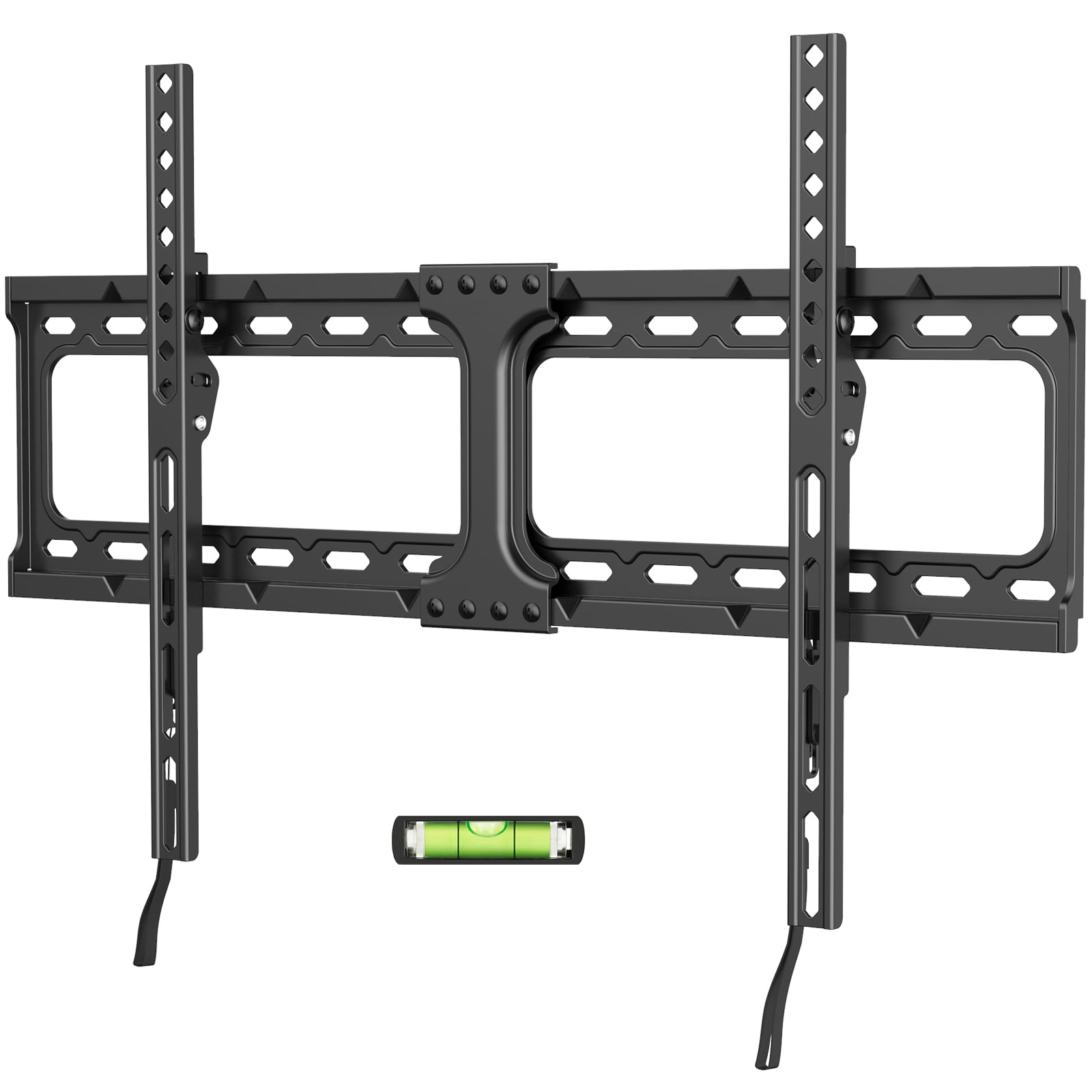 MountLiving Fixed TV Mount for 37-90 inch TVs, TV Wall Mount with Adjustable Pull Cords, Max VESA 600x400mm, Hold up to 132 lbs, Fits 16”/18”/24” Studs