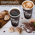 thumbnail image 4 of 180 Count 16 oz Paper Coffee Cups, Disposable Drinking Cup for Hot or Cold Beverage, 16 ounce Brown Coffee Cups for Party, Home, Travel, Picnic, 4 of 6