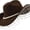 Coffee, variant on Guvpev Cowboy Hat for Women's - Fashionable Party Dress Up Accessories, Rhinestone Tassels Western Hats for Halloween Cosplay, Festival, Carnival, Music Concert, Wedding & Holiday Celebration