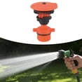 thumbnail image 4 of Aspersor de riego de jardín, rotación automática de 360 degree, boquilla de riego profesional, aspersor giratorio oscilante para granja de césped Naranja shamjiam Aspersor de césped, 4 of 8