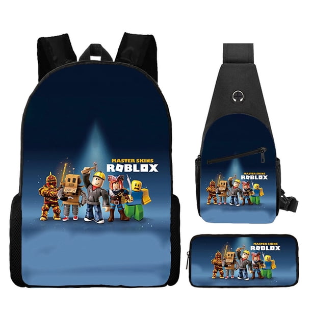 ROBLOX Mochila De temporada escolar, bolso de hombro de dibujos animados, mundo Virtual, estudiantes de escuela primaria y secundaria