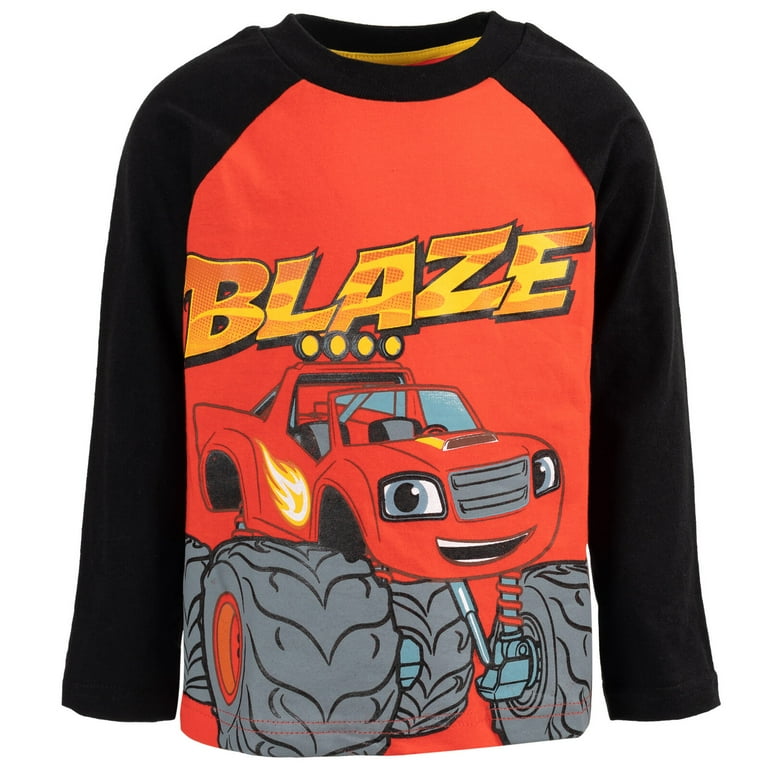 Blaze and the Monster Machines Toddler Boys 2 Pack Long Sleeve T Shirts Toddler to Little Kid