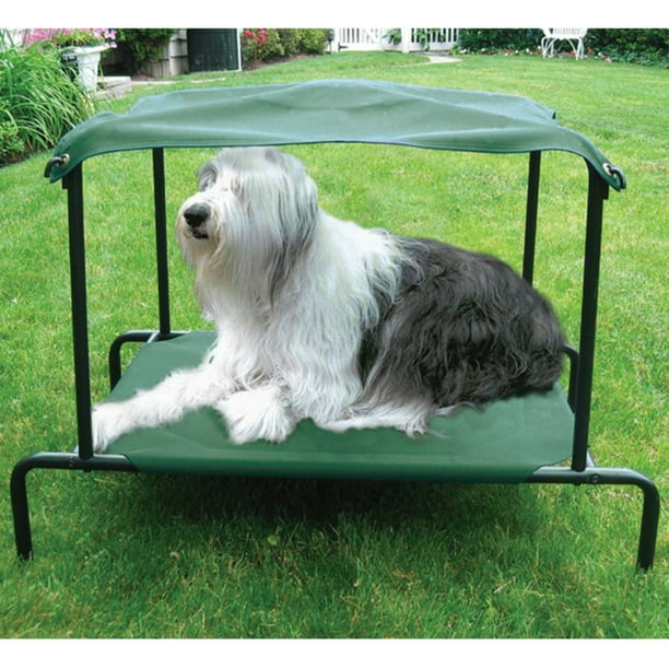 Puppywalk Breezy Bed Outdoor Dog Bed, Green, 48" x 39" x 39" Walmart