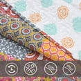 thumbnail image 3 of Hermoso juego de cama con edredón reversible, cubrecama liviano para todas las estaciones para dormitorio, hogar, departamento, tamaño Queen, 3 piezas, 3 of 5