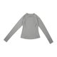 thumbnail image 4 of MHFRRA Camiseta de Yoga de Manga Larga Transpirable y Protectora para Mujer, Ideal para Correr y Hacer deporte. Gris, 4 of 6