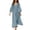 Light Blue, variant on Sheghy Summer Dresses for Women 2026 Autumn Winter Deep V Neck Flowy Relaxed Fit Boho Midi Dress Black S