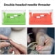 thumbnail image 4 of Enhebrador de Aguja AutomáTico de 2 Uds, Enhebrador de Aguja de Herramienta de Costura, Enhebrador de Aguja AutomáTico para Coser una Mano (Verde + Naranja), 4 of 10