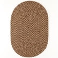 thumbnail image 1 of Rhody Rug CD36R084X108 7 x 9 ft. Camden Shades of Brown Oval Rug, 1 of 1