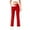 Red, variant on ManxiVoo Women's Fleece Lined Straight Leg Pants Fashion Casual Slim Fit Thermal Trousers for Winter Everyday Comfortable Warm Bottoms L Size Black