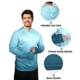 thumbnail image 3 of Camisa de manga larga WELIGU con protección UV UPF 50+ para hombre, 3 of 6