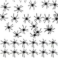 thumbnail image 6 of Monebena 200PCS Halloween Realistic Plastic Spiders 5 Colors Small Spider Toys Black Fake Spiders Prank Props for Halloween Home and Party Decorations (Multicolored) M01, 6 of 9