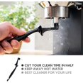 thumbnail image 2 of Brosse de Nettoyage pour Machine à Café Outil de Nettoyage Espresso & Disque de Rinçage Accessoires de Machine 53mm, 2 of 6