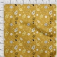 thumbnail image 4 of oneOone Velvet Yellow Fabric Galaxy Craft Projects Decor Fabric Printed By The Yard 58 Inch Wide, 4 of 4