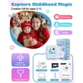thumbnail image 3 of Seckton Instant Print Camera for Boys Girls , Dual-Lens 1080P Kid Digital Camera Birthday Gifts for 3-12 Year Old Boy Blue, 3 of 7
