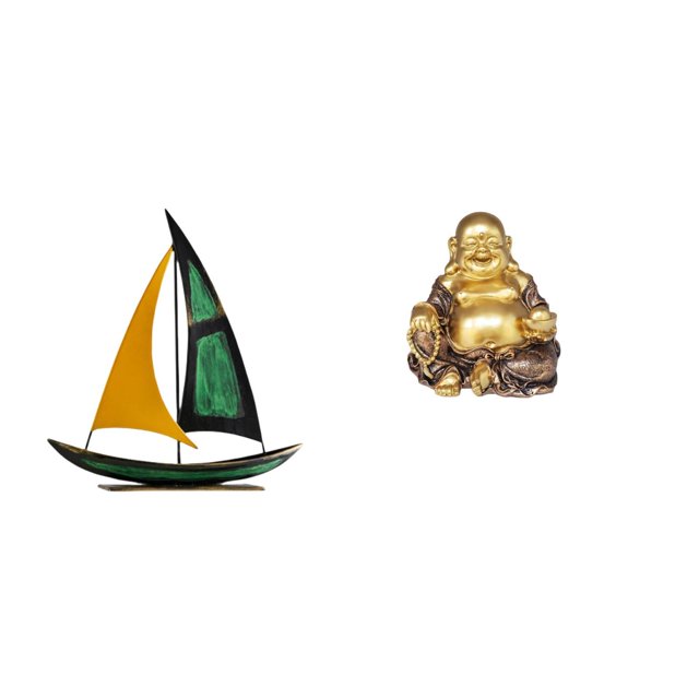 Figura de velero,Escultura de velero de hierro para decoración de oficina y hogar,Estatua de barco de escritorio para decoración de entrada de gabinete,Estatua de Buda,Figuras de estatuas de