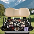thumbnail image 2 of Uorisanigo Floral Butterfly Golf Cart Seat Covers Universal Golf Cart Seat Blanket Towel Fit for EZGO, Club Car and More 2-Seat Carts Dustproof Travel Sports Seat Cushion Accessories, 2 of 7