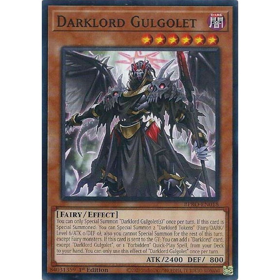 YuGiOh Burst Protocol Common Darklord Gulgolet BPRO-EN018