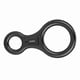 thumbnail image 4 of Descensor de cuerda con forma de 8 de 35 kN, anillo de rapel, equipo de rescate para escalada en roca (negro), 4 of 15
