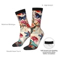 thumbnail image 4 of KLL Butterflies And Flowers Painting Print Cool Socks Men's Women's Crew Socks Funny Crazy Novelty Stockings, 4 of 6